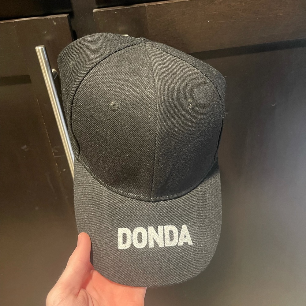 Kanye West Donda Hat Engineered by Balenciaga Black